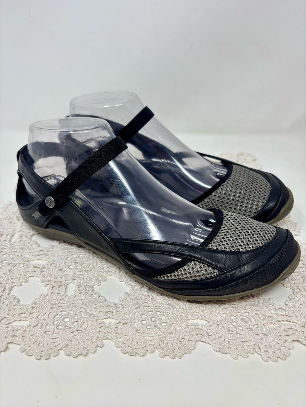 Teva Northwater Sport Mary Jane Sandals Mesh Black Outdoor Water Hiking Women 9